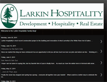 Tablet Screenshot of larkinhospitality.blogspot.com