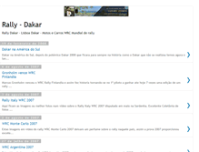 Tablet Screenshot of lisboa-dakar-rally.blogspot.com
