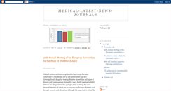 Desktop Screenshot of medical-latest-news-journals.blogspot.com