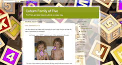 Desktop Screenshot of coburnfamilyoffive.blogspot.com