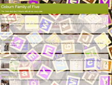 Tablet Screenshot of coburnfamilyoffive.blogspot.com