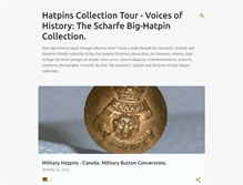 Tablet Screenshot of hatpinscollection.blogspot.com