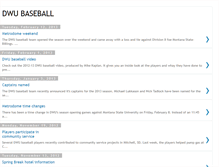 Tablet Screenshot of dwubaseball.blogspot.com