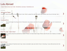 Tablet Screenshot of luluabroad.blogspot.com