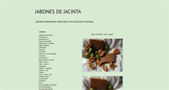 Desktop Screenshot of jabonesdejacinta.blogspot.com