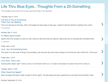 Tablet Screenshot of lifethrublueeyes.blogspot.com