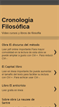 Mobile Screenshot of cronologiafilosofica.blogspot.com