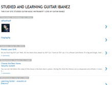 Tablet Screenshot of gitaribanez.blogspot.com