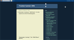 Desktop Screenshot of freedomsummer.blogspot.com