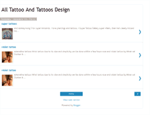 Tablet Screenshot of alltattooandtattoosdesign.blogspot.com