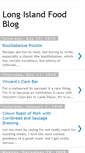 Mobile Screenshot of longislandfoodblog.blogspot.com