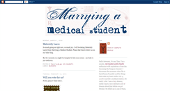 Desktop Screenshot of marryingamedstudent.blogspot.com
