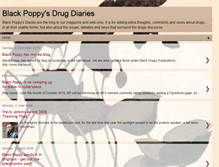Tablet Screenshot of blackpoppymagazine.blogspot.com
