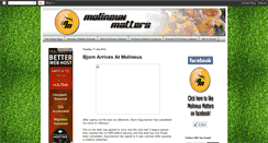 Desktop Screenshot of molineuxmatters.blogspot.com