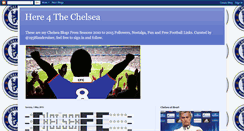 Desktop Screenshot of 4thechelsea.blogspot.com