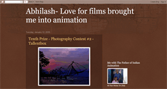 Desktop Screenshot of abhilashsrinivas.blogspot.com