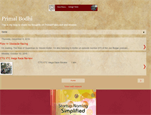 Tablet Screenshot of primal-bodhi.blogspot.com