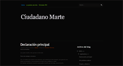 Desktop Screenshot of ciudadanomarte.blogspot.com