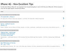 Tablet Screenshot of iphone4gtips.blogspot.com