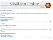 Tablet Screenshot of africaresearchinstitute.blogspot.com