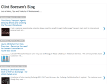 Tablet Screenshot of clintboessen.blogspot.com