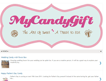 Tablet Screenshot of mycandygift.blogspot.com