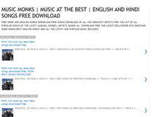 Tablet Screenshot of musicmonks.blogspot.com