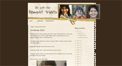 Desktop Screenshot of blomquisttriplets.blogspot.com