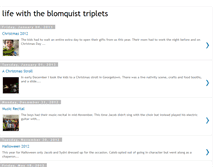 Tablet Screenshot of blomquisttriplets.blogspot.com