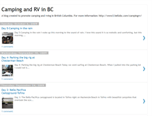 Tablet Screenshot of campingrvinbc.blogspot.com