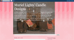 Desktop Screenshot of murielightscandledesigns.blogspot.com