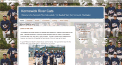 Desktop Screenshot of kennewickrivercats.blogspot.com