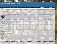 Tablet Screenshot of kennewickrivercats.blogspot.com