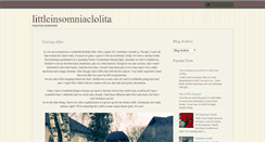 Desktop Screenshot of littleinsomniaclolita.blogspot.com