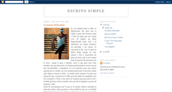 Desktop Screenshot of escritosimple.blogspot.com