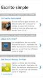Mobile Screenshot of escritosimple.blogspot.com
