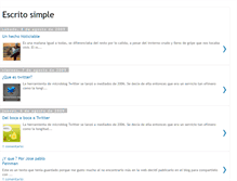 Tablet Screenshot of escritosimple.blogspot.com