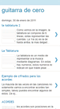 Mobile Screenshot of guitarradecero.blogspot.com