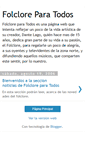 Mobile Screenshot of folcloreparatodos.blogspot.com