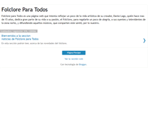 Tablet Screenshot of folcloreparatodos.blogspot.com