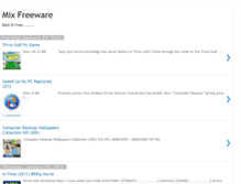 Tablet Screenshot of mixfreeware.blogspot.com