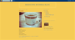 Desktop Screenshot of medicinebuddhablog.blogspot.com