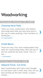 Mobile Screenshot of go-woodworking.blogspot.com
