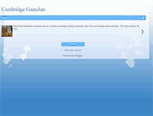 Tablet Screenshot of cambridgegamelan.blogspot.com
