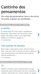 Mobile Screenshot of cantinhodospensamentos.blogspot.com