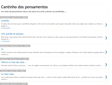 Tablet Screenshot of cantinhodospensamentos.blogspot.com