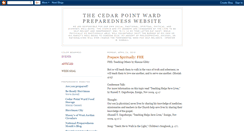 Desktop Screenshot of cedarpointwardpreparedness.blogspot.com
