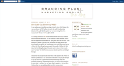 Desktop Screenshot of brandingplusmarketing.blogspot.com