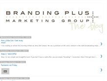 Tablet Screenshot of brandingplusmarketing.blogspot.com