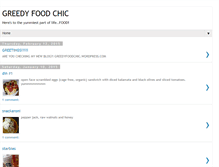 Tablet Screenshot of greedyfoodchic.blogspot.com